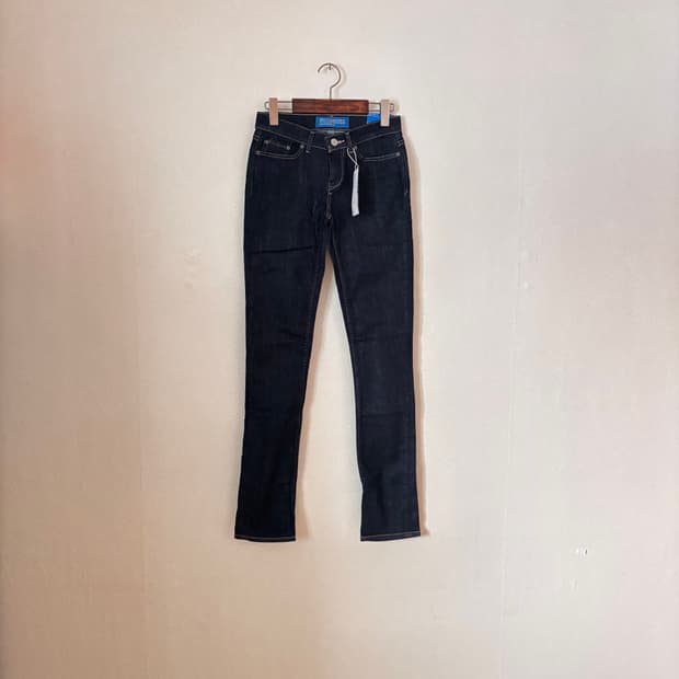 새제품 아디다스 오리지널스 25 스키니진 청바지 스판 데님 진청