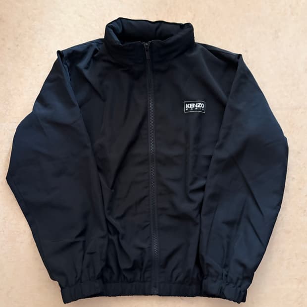 켄조 키즈 KENZO KIDS 로고 집업 자켓 후드 탈부착 블랙