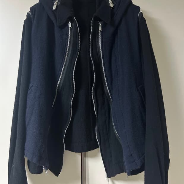 언더커버 21aw 축융 멀티지퍼 도킹 자켓