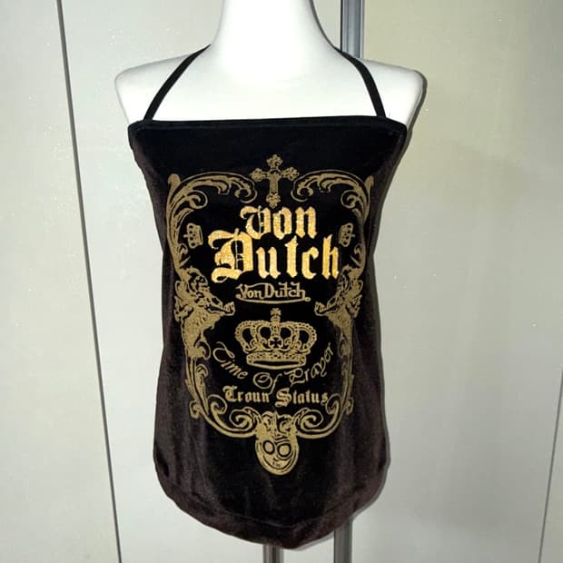 본더치 오네갸루 펑크 고딕 벨벳큐빅 탱크탑 튜브탑 홀터넥 나시 슬리브리스