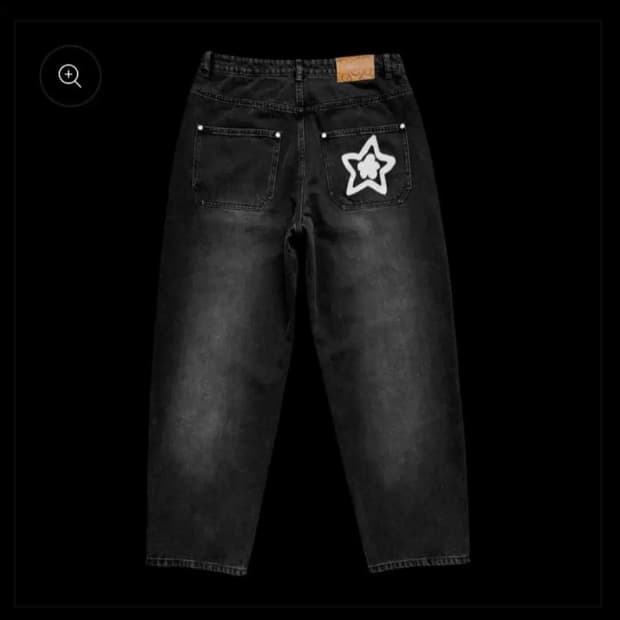 스타팀 워싱데님 블랙 30