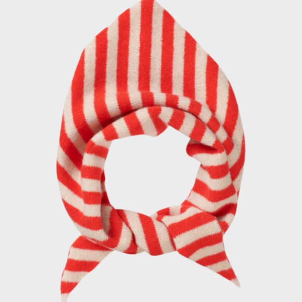 조고든 스트라이프 스카프