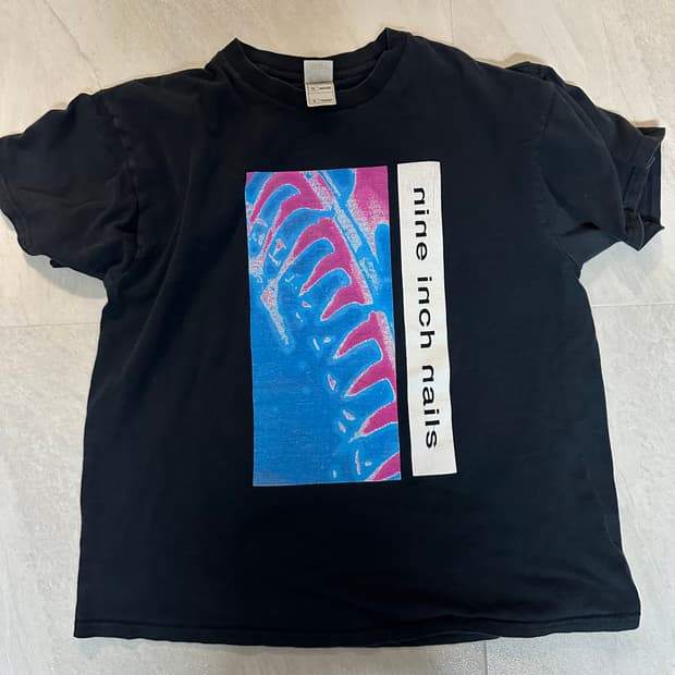 [XL] Nine inch nails hate 1990 빈티지 티셔츠