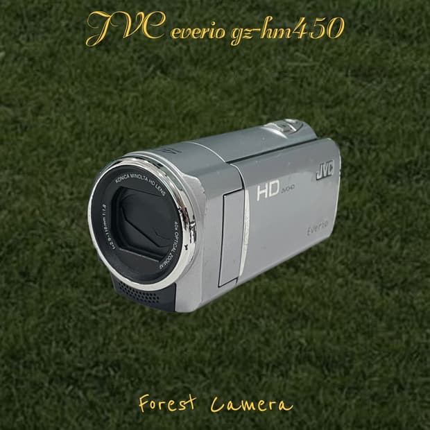 (셀카/꾸미기) JVC gz-hm450 디지털캠코더 빈티지캠코더