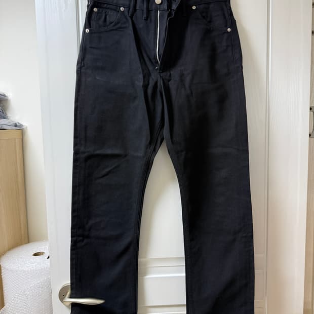 투키 츠키 tuki 0151 카우보이 팬츠 블랙 2사이즈