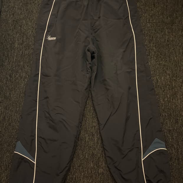 슈프림 콘트라스트 파이핑 트랙 팬츠 m
