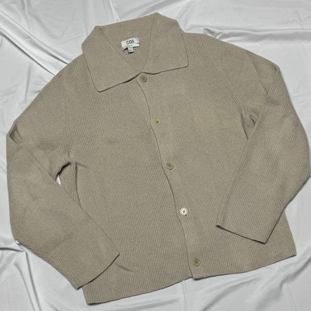 코스 부클레 가디건 베이지 XL