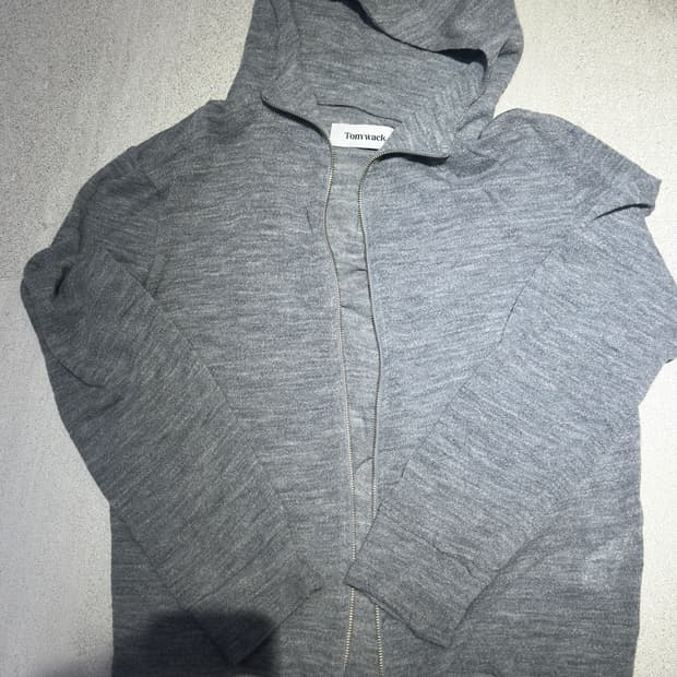 [L] 토니웩 라이트 울 후드집업 그레이