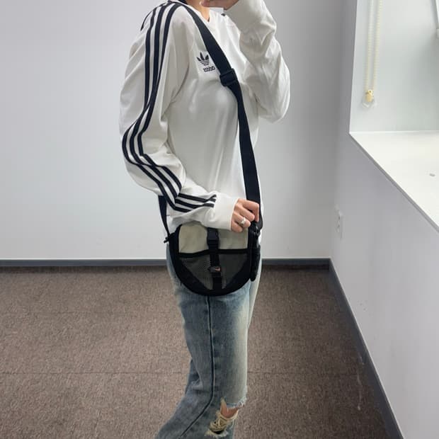 Nike 나이키 아이보리 스몰 사이드백