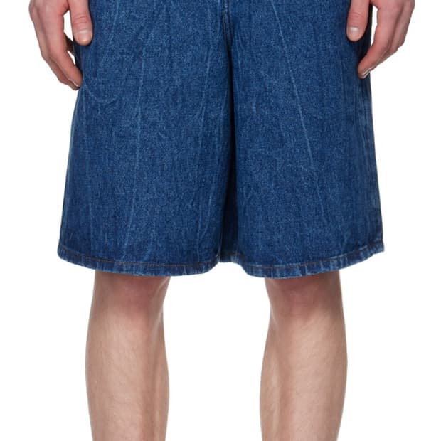 드리스반노튼 데님 쇼츠