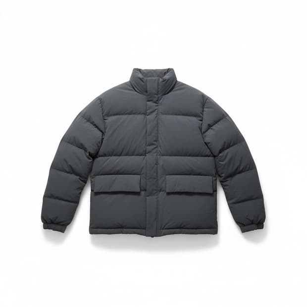 유니폼 브릿지 앤코 그레이 덕다운 패딩