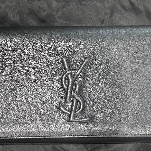 생로랑 블랙 클러치