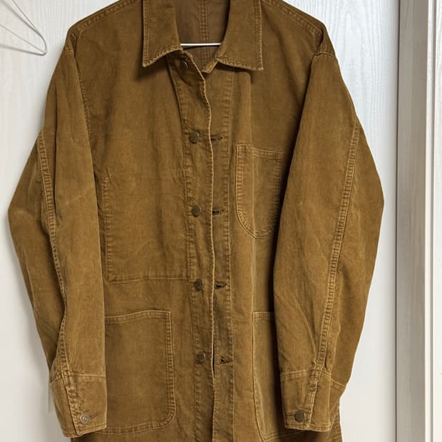 [M] 유니클로 코듀로이 자켓 브라운