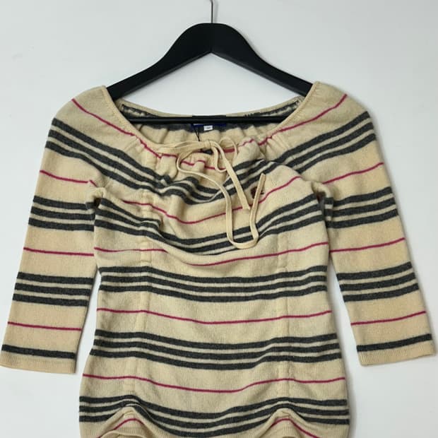 Berberry 버버리 블루라벨 퍼프 니트