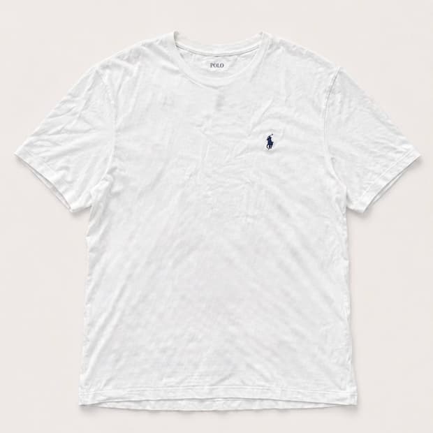 Polo 폴로 랄프로렌 화이트 라운드 반팔