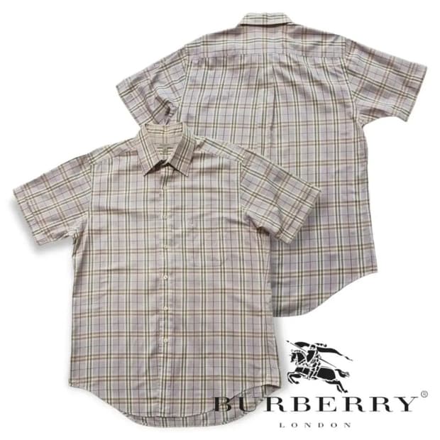 (m) 버버리셔츠 버버리반팔 버버리체크셔츠 burberry