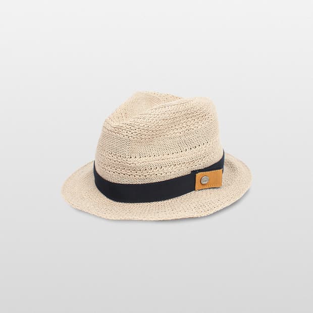 JEFF BANKS Straw-Style Knit Fedora