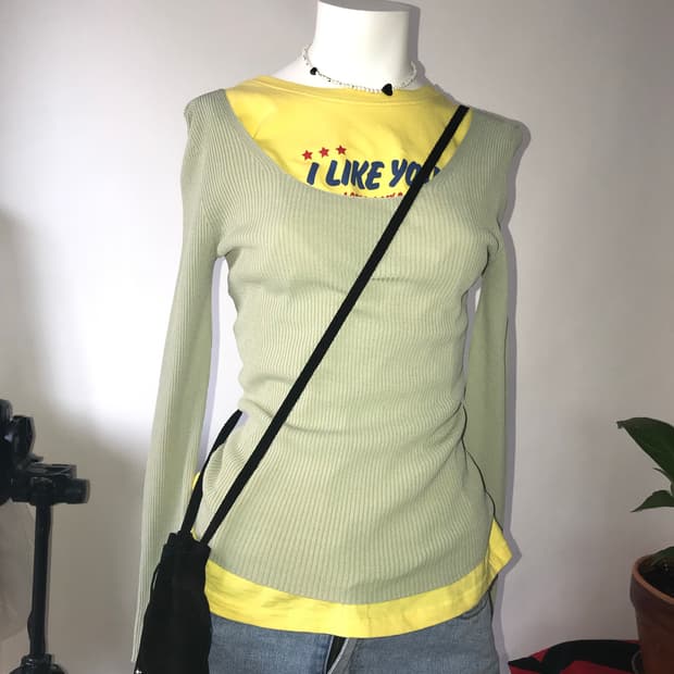UNIQLO U Light Green Rib Sweater