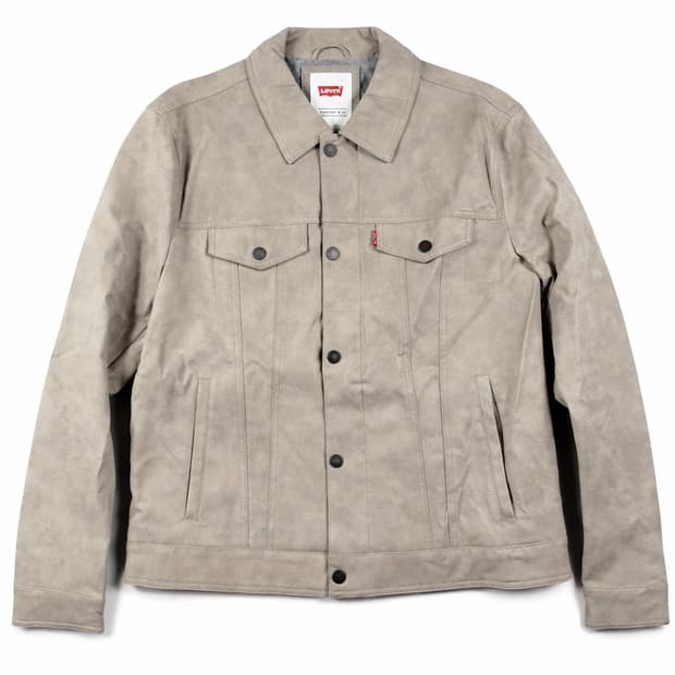 Levi’s 스웨이드 텍스처 트러커 자켓 M 