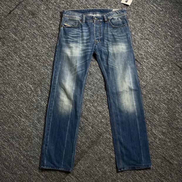 디젤 사파도 워싱 데님 바이커 팬츠 o 2249