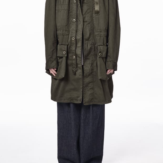 이얼즈어도고 부쉬파카 다이드 카키 m