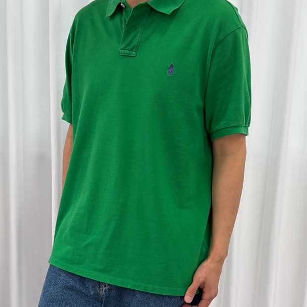 [XL]폴로 랄프로렌 그린 반팔 티셔츠