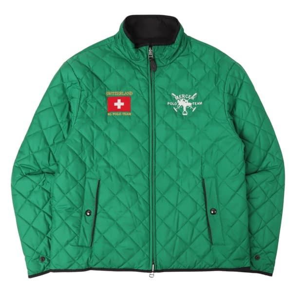 폴로 랄프로렌 리버시블 스위스 퀄팅 블루종 점퍼 자켓