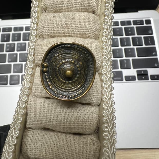 Jorma laine bronze ring