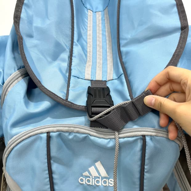 아디다스 소라색 하늘색 올드스쿨 복조리 백팩 가방
