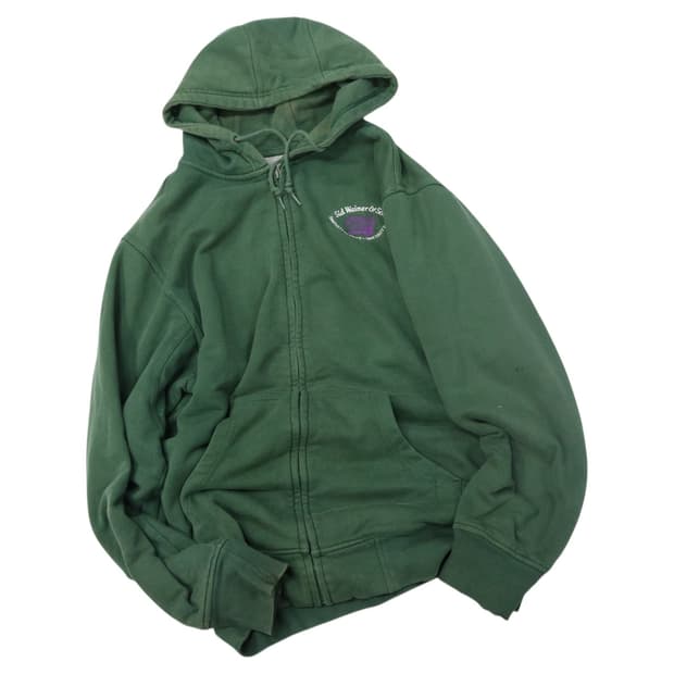 WEARGUARD 웨어가드 빈티지 포레스트 그린 후드 집업 (L)