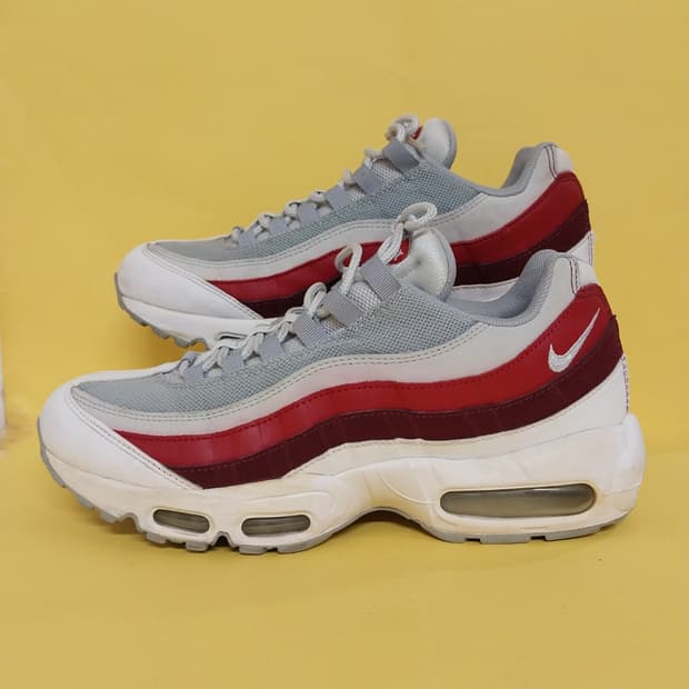 남성 나이키 에어맥스 95 퓨어레드 운동화 (270)
