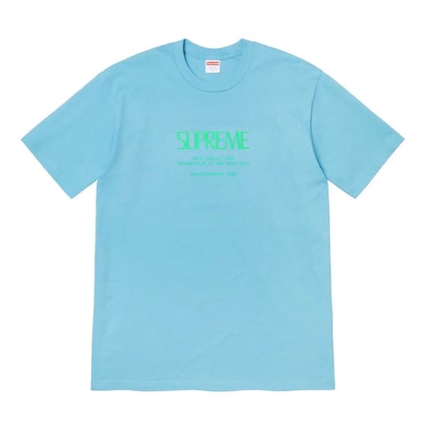 (M)슈프림 20SS Anno Domini Tee 라이트블루