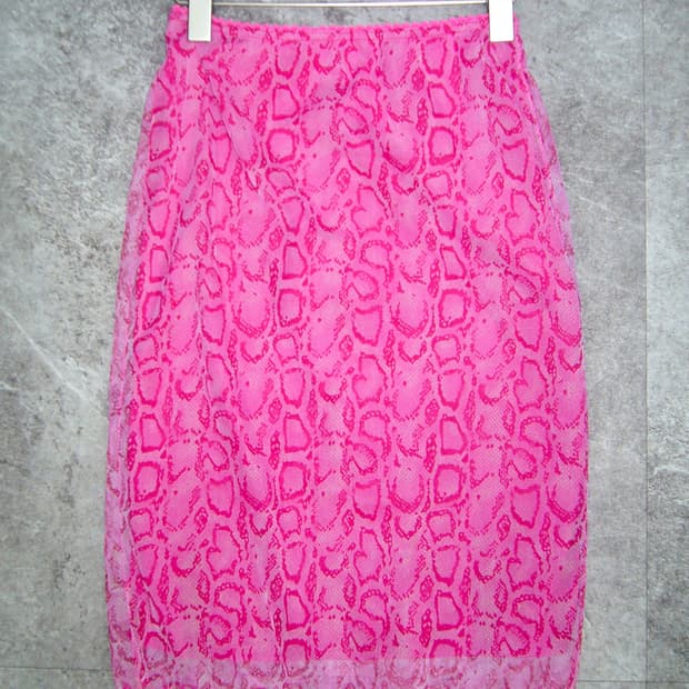 Pink Leopard Skirt