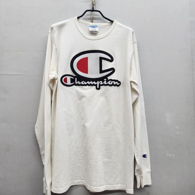 챔피온 빅로고 패치 롱슬리브 긴팔 L(M)