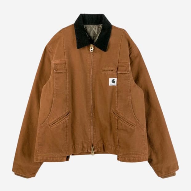 칼하트 x 사카이 wip 덕자켓 다크 베이지 3사이즈