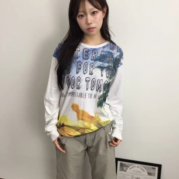 BLUE CROSS Tropical Long Sleeve