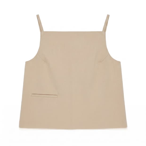 [Sale] Sandy Liang Camel Wool-Blend Tank