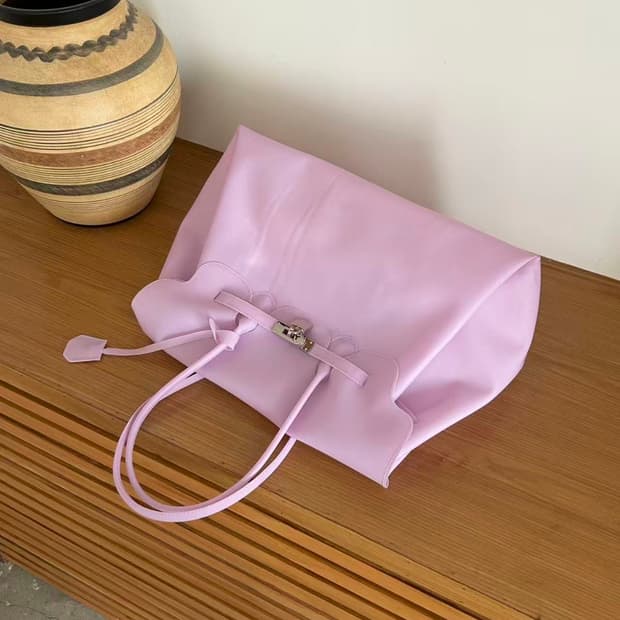 연보라 라지 사이즈 젤리 벌킨백 얇은 버전 젤리백