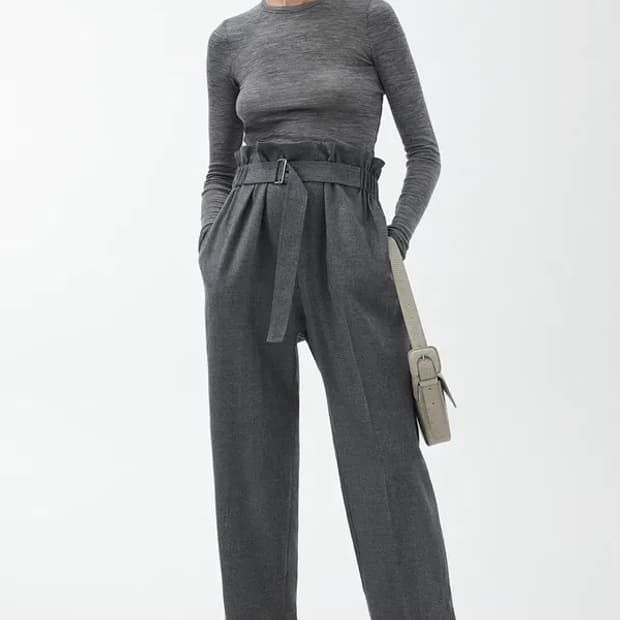 Arket Relaxed Flannel Trousers