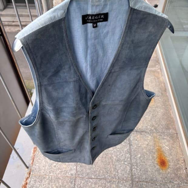 Vintage Jaeger Suede Vest