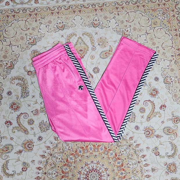 데상트 여성 핑크 트레이닝 팬츠
80