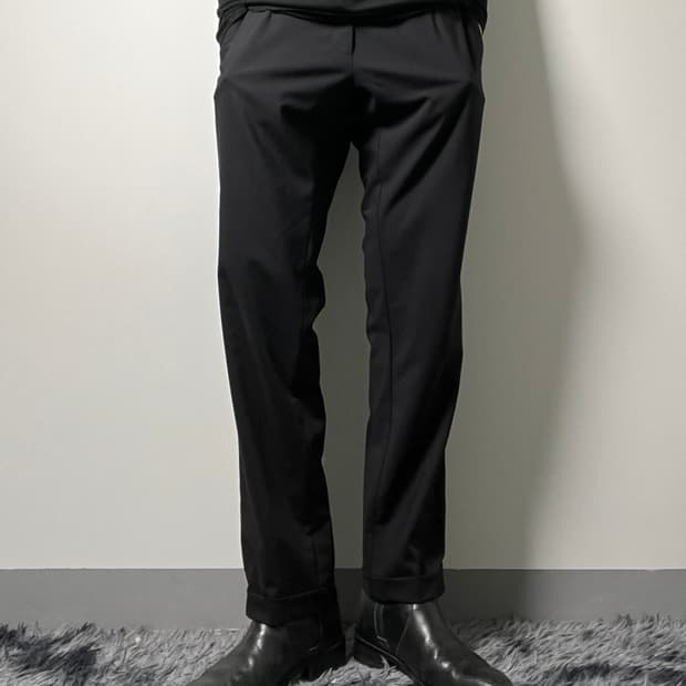 D&G 돌체앤가바나 블랙 버진울 슬랙스 팬츠 50