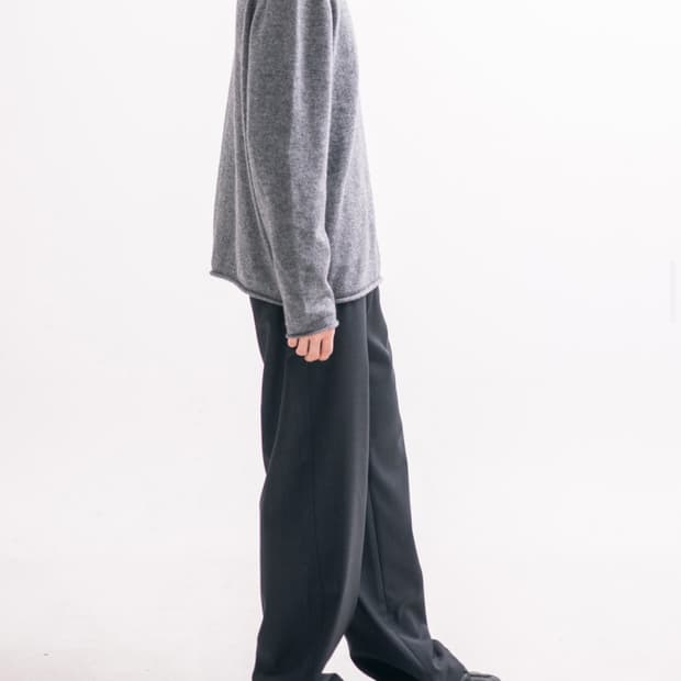 파세르 커브드 아웃심 슬랙스 [차콜] L