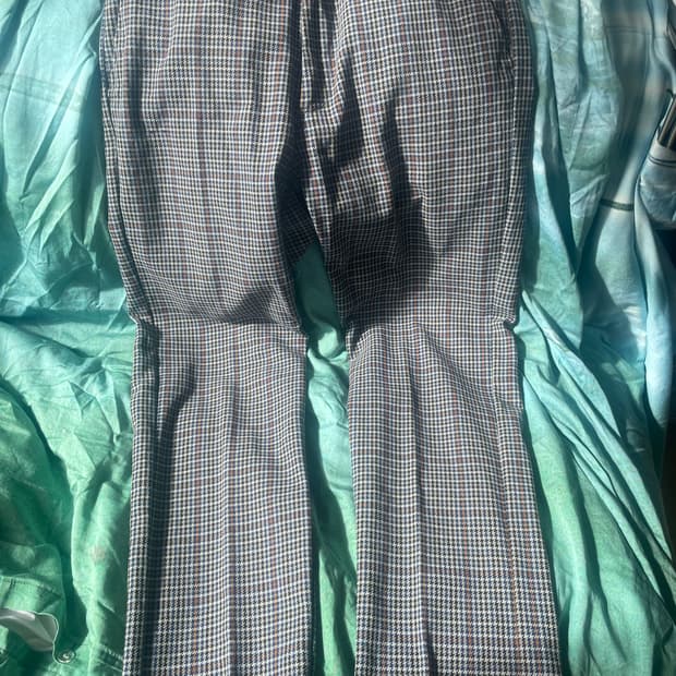 [34] 슈프림 워크팬츠 그레이 플레이드(ss18) 