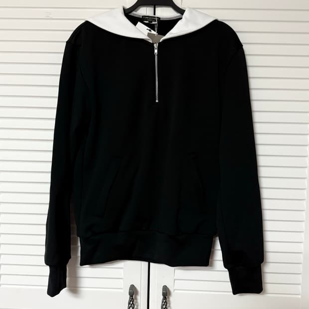 comme des garcons zip up sweat shirt