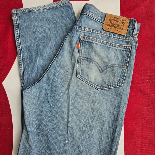 빈티지 리바이스 USA오렌지탭220