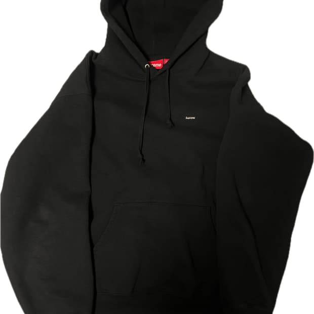 24fw supreme 스몰로고 후드