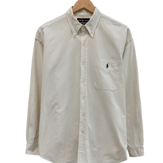 90s 폴로 빅셔츠 아이보리 (M~XL)