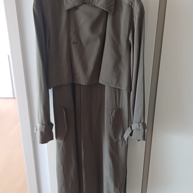 롱 맥시 트렌치 코트