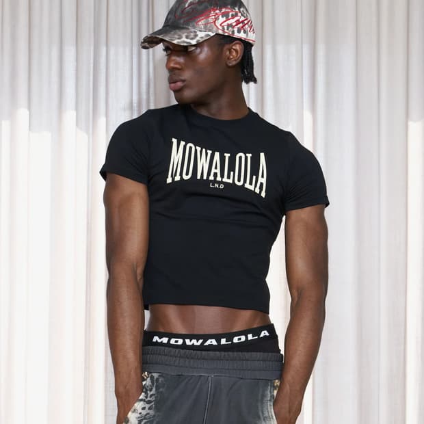 Mowalola T-shirts black